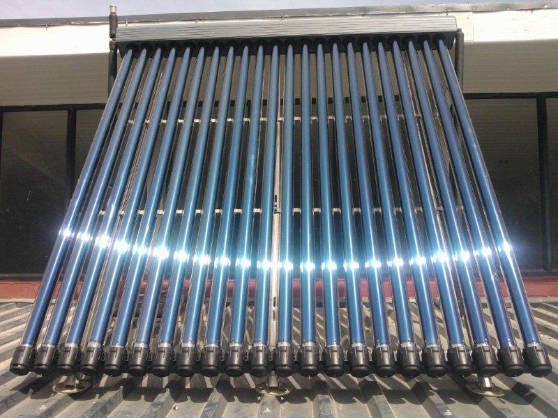 22 Tube - 200 Litre Hills Solar System on A-Frame on Flat Roof